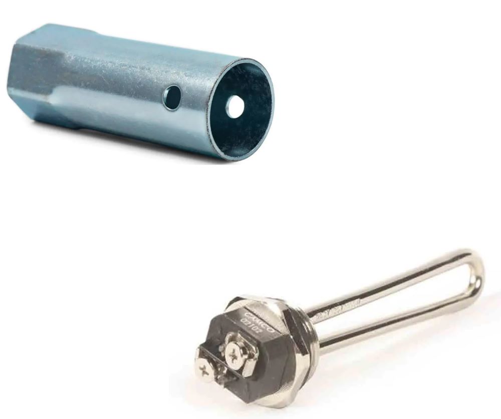 RV Water Heater Element, 1000 Watt, 120 Volt Scrw-in Style, With Wrench