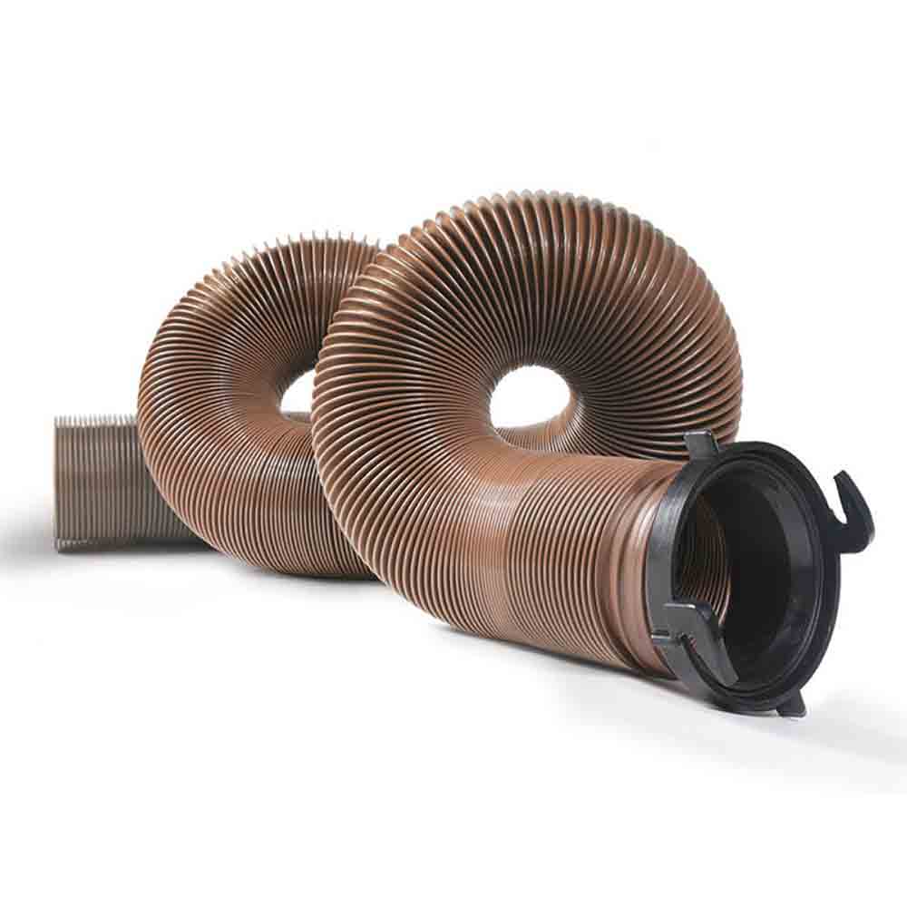 15 Foot Heavy Duty RV Sewer Hose w/Straight Hose Adapter