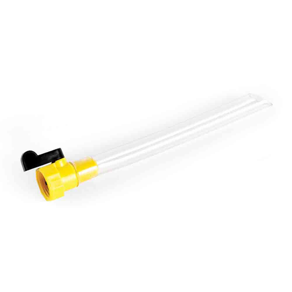 RV Water Tank Filler with Shutoff Valve