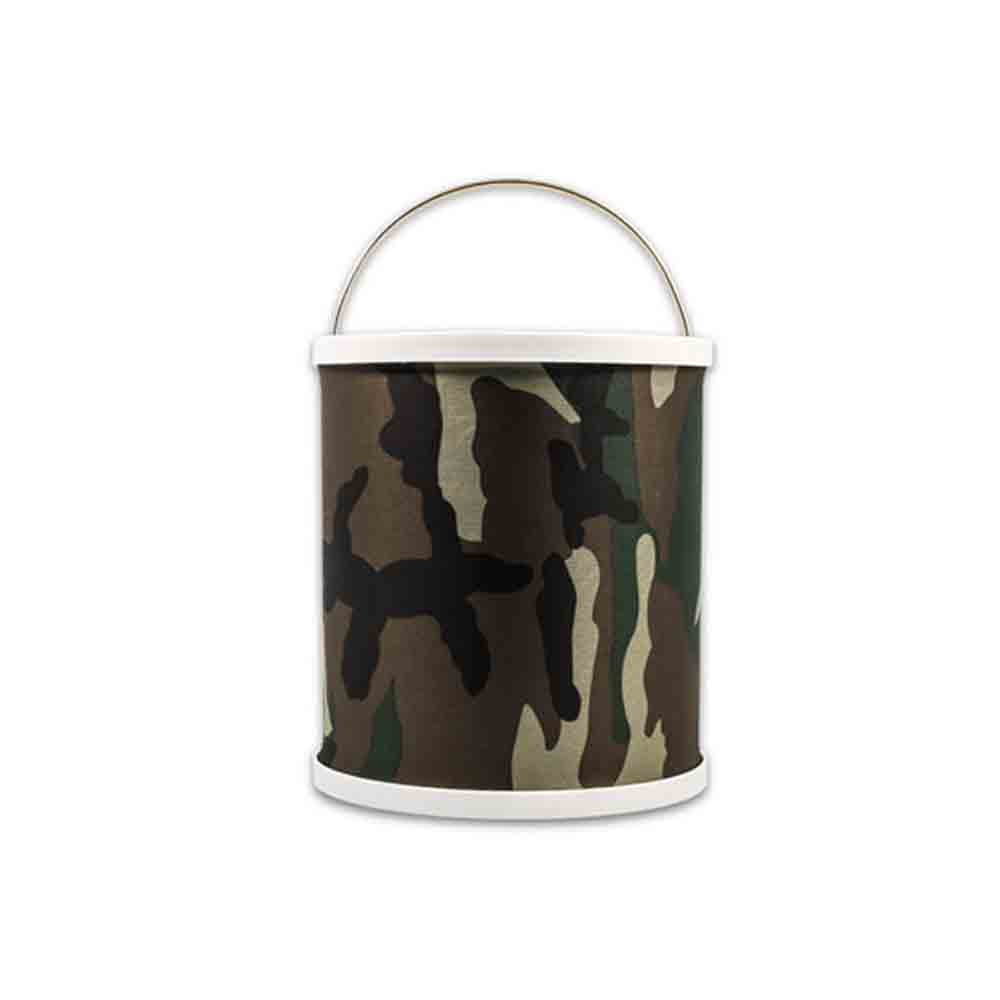 Collapsible Bucket, Camouflage - 3 Gallon