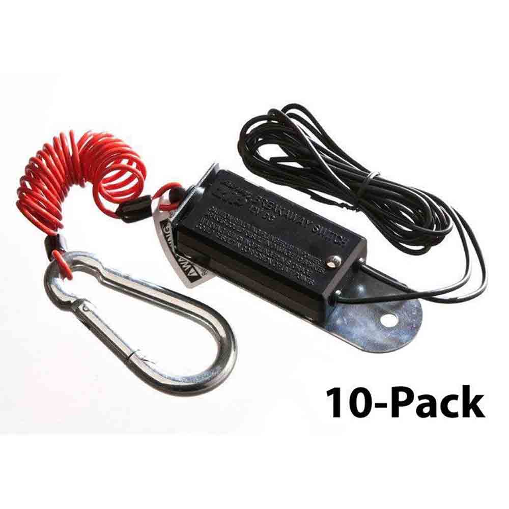 Breakaway Cable & Nylon Breakaway Switch - 10-Pack
