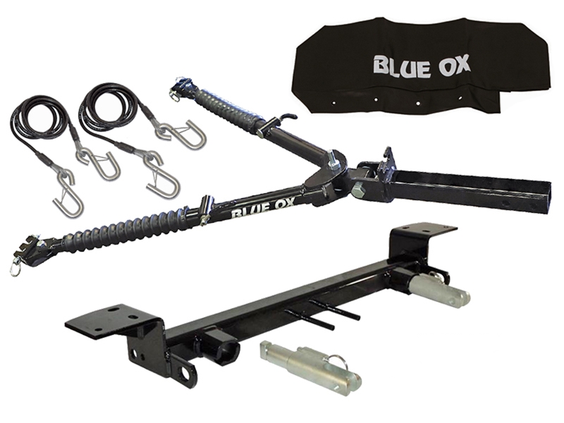 Blue Ox Alpha 2 Tow Bar (6,500 lbs. cap.) & Baseplate Combo fits Select Ford Flex, Lincoln MKS & MKT Models (With Adaptive Cruise & EcoBoost)