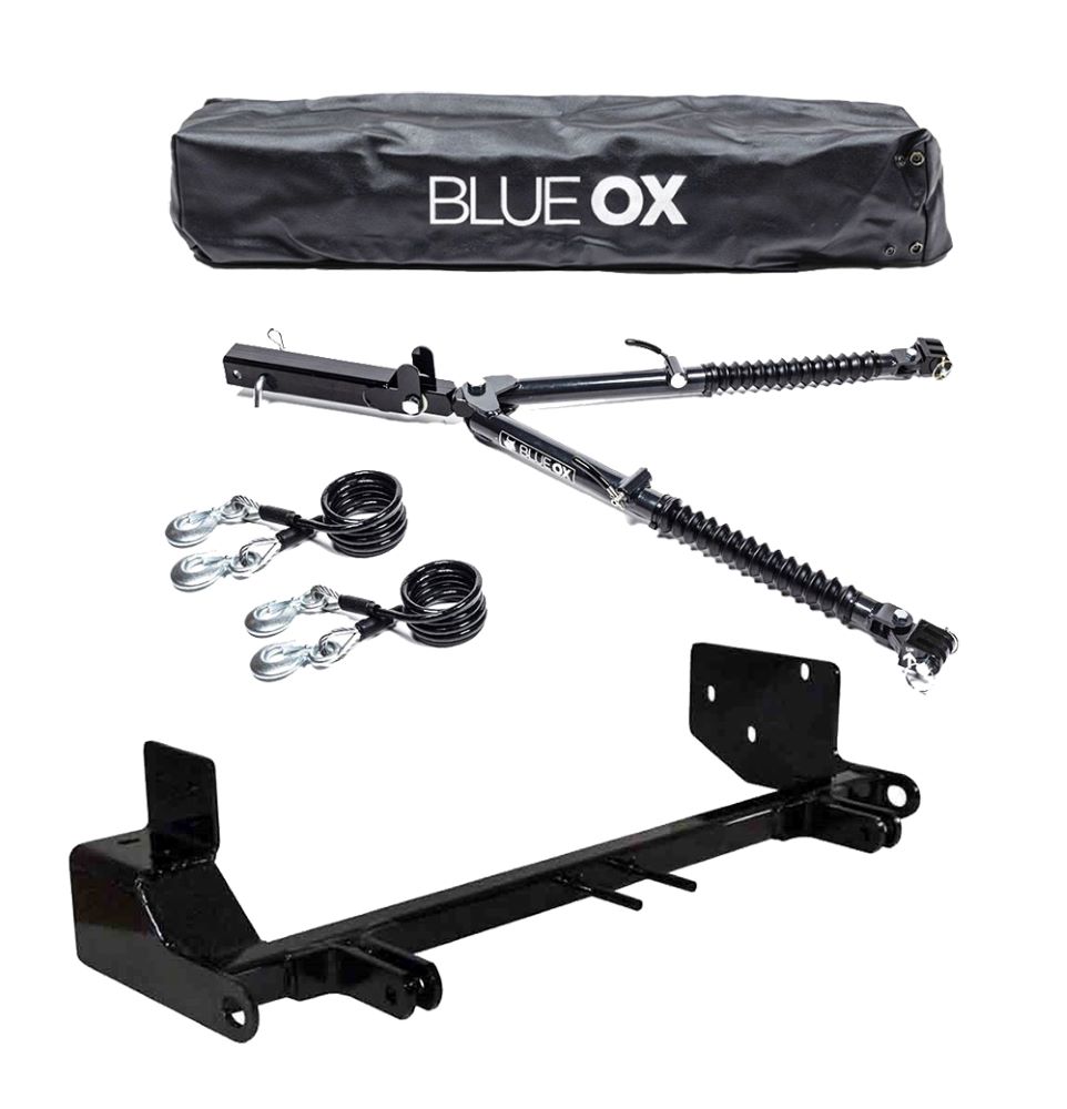 Blue Ox Avail Tow Bar (10,000 lbs. cap.) & Baseplate Combo fits Select Ford Pickup F-250/F-350 (44) (Includes Diesel, Super Duty, Adaptive Cruise Control, Turbo, Top Shutters Only)
