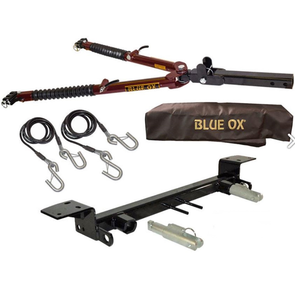 Blue Ox Ascent Tow Bar (7,500 lbs. tow cap.) & Baseplate Combo fits Select Jeep Cherokee Steel Bumper w/Tow Hooks (Includes ACC & Technology Pkg.) (2-Speed Transfer Case)