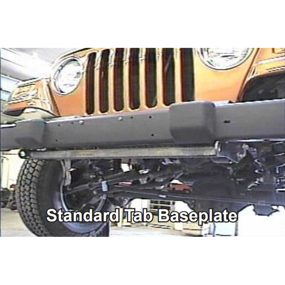 Blue Ox BX1118 Baseplate fits 1997-2002 Jeep Wrangler with Standard  C-Channel Bumper (No Double Tube Bumpers)