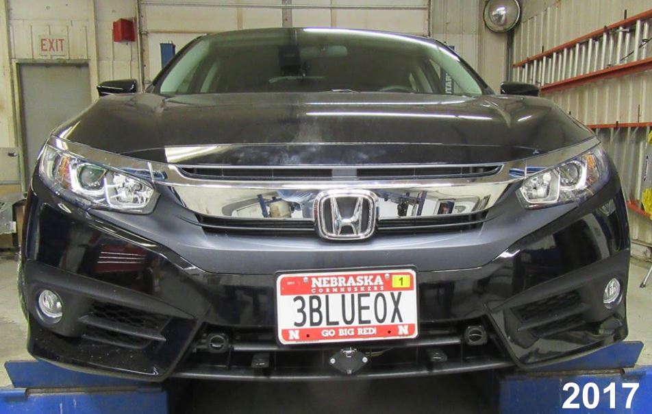 Blue Ox BX2265 Baseplate fits 2017 Honda Civic (Manual) (Includes Turbo) & 2019-2021 Honda Civic (Manual)