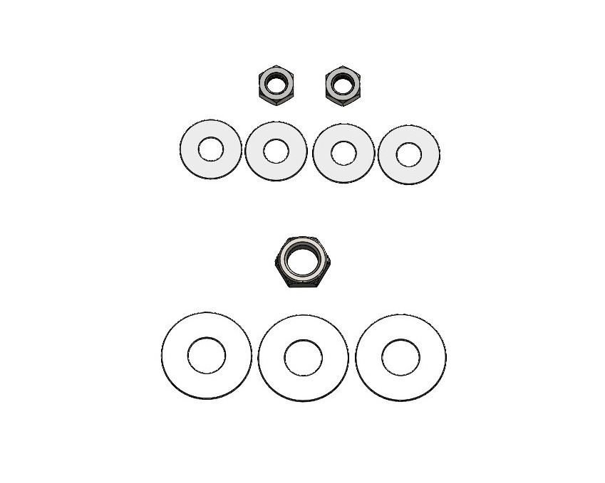 Blue Ox Washer Kit for BX747P Apollo Pintle Tow Bar