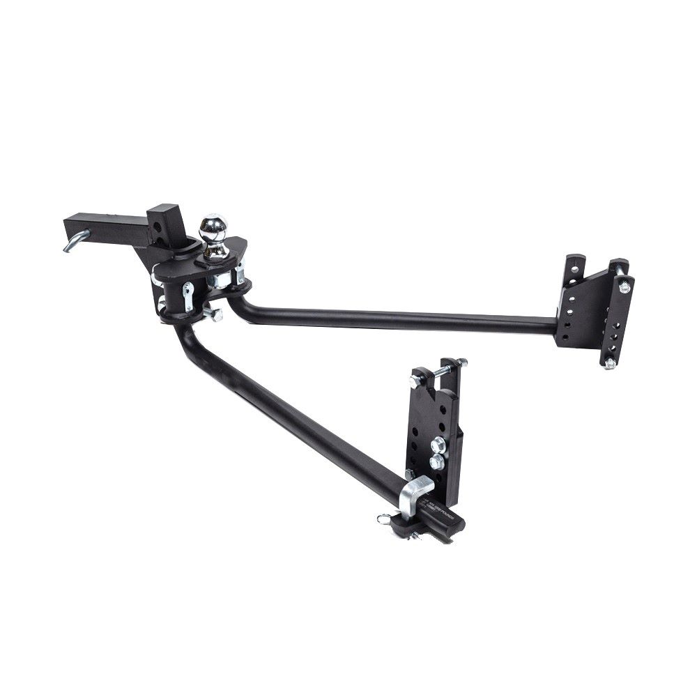 Blue Ox 2-Point Weight Distribution Hitch for Underslung Couplers 6 Hole Shank, 800 lbs. Tongue Weight, 8,000 lbs. Towing Capacity, fits 2 Receiver