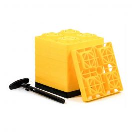 Camco FasTen Camper / RV Leveling Blocks - Yellow, 10-Pack | Camco ...