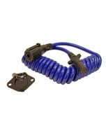 Blue Ox BX88206, 7 to 6 Way Coiled Electrical Cable Extension