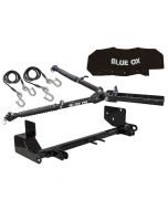 Blue Ox Alpha 2 Tow Bar (6,500 lbs. cap.) & Baseplate Combo fits 1997-2006 Jeep Wrangler (Also fits models that have a "Rugged Ridge Double Tube Bumper", bumper not included)