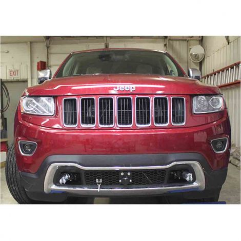 YHTAUTO 2.5 Bull Bar Push Bar With Skid Plate Light Oman