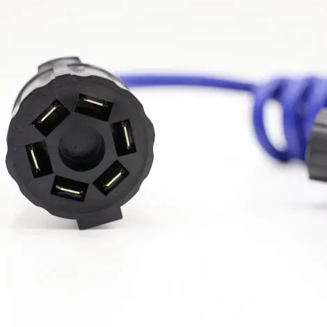 Blue Ox BX88206, 7 to 6 Way Coiled Electrical Cable Extension