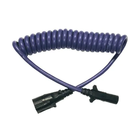 け）ぶる Blue Ox 7-Way To 4-Way Coiled Electrical Cable With Car 4-Way