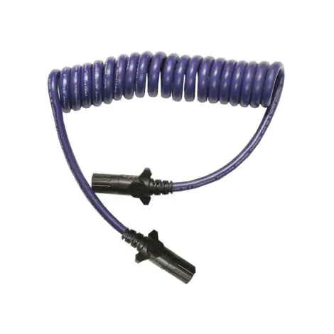 Blue Ox BX8862 6-Round to 6-Round Electrical Coiled Cable