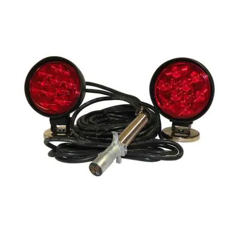 Magnetic Wireless LED Trailer Tail Lights Set 12/24 V DC Cable Free IP65 7 IN 1 | UK - Foto 8