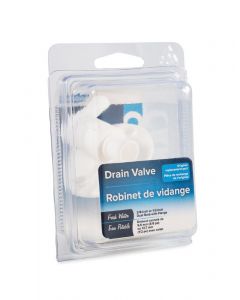 RV Fresh Water Tank Drain Valve 3/8" or 1/2" Barb w/Flange