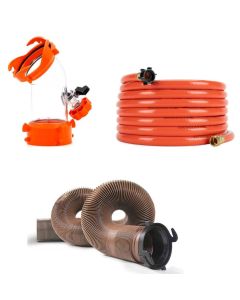 25-Foot RV Sewer Hose Cleanout Kit- Including Waste Hose