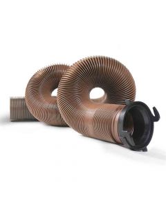 15 Foot Heavy Duty RV Sewer Hose w/Straight Hose Adapter