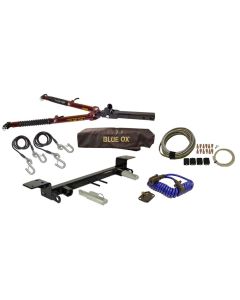 Blue Ox Ascent Tow Bar (7,500 lbs. tow capacity) & Baseplate Combo fits Select Ford F-150 (Includes ACC, EcoBoost, Hybrid, & Shutters) (Includes Raptor) Includes Towed Vehicle Wiring