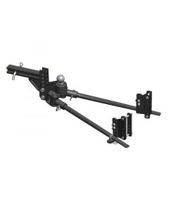 BXW1053 TrackPro Weight Distribution Hitch for Trailers with Underslung Couplers  7 Hole Shank, 1000 lbs Tongue, 10000 lbs Towing, 2 Receiver