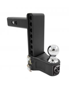 Blue Ox Adjustable Ball Mount fits 2 1/2 Inch Receiver Hitch, 7 Inch Drop/Rise, 12,000 lb Capacity