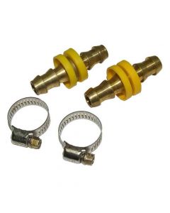 Trans Cooler Fitting - Quick Disconnect Style with Rubber Hose/Metal Line