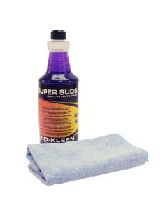 Bio-Kleen Super Suds Boat, RV, Auto Wash with Microfiber Towel, Concentrated Formula, High Foam Action. 32 oz.