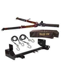 Blue Ox Ascent Tow Bar (7,500 lbs. tow cap.) & Baseplate Combo fits 1998-2006 Jeep Wrangler (Also fits models that have a "Rugged Ridge Double Tube Bumper", bumper not included)