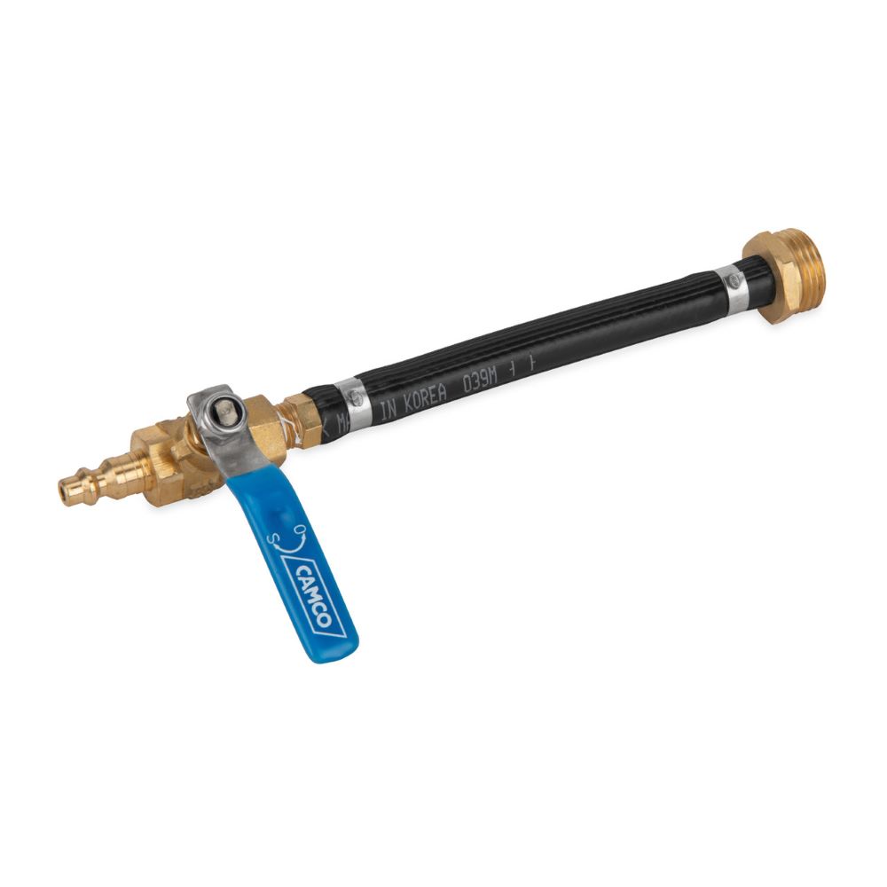 Camco 36170 RV Fresh Water Blow Out Hose with Ball Valve